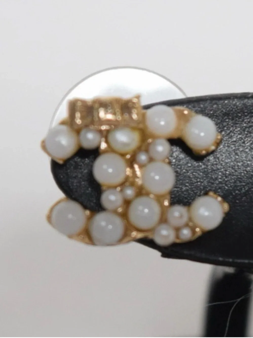 ❤️❤️SOLD❤️❤️Chanel Coco Mark Pear Earrings